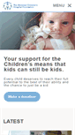 Mobile Screenshot of childrenfoundation.com